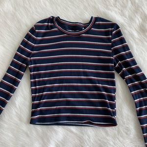 Pacsun striped crop top